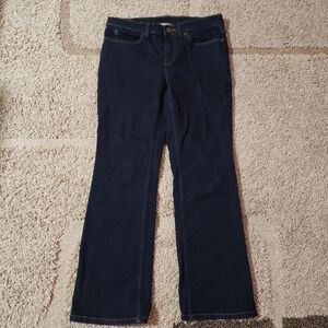 Women’s Duluth trading co. Denim Jeans size 6x29 6 dark wash like new!